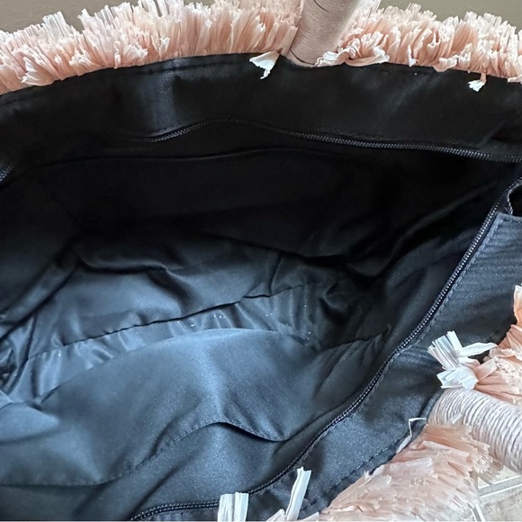 Stella & Dot Antibes Embroidered Palm Tote EUC - Picture 9 of 16